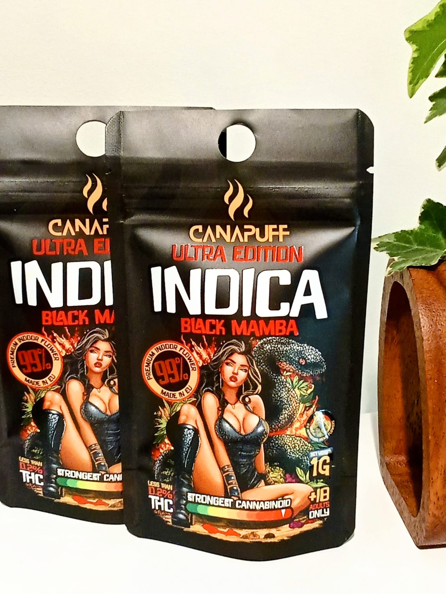 Flores Indica - Black Mamba Ultra Edition 99% - 1g