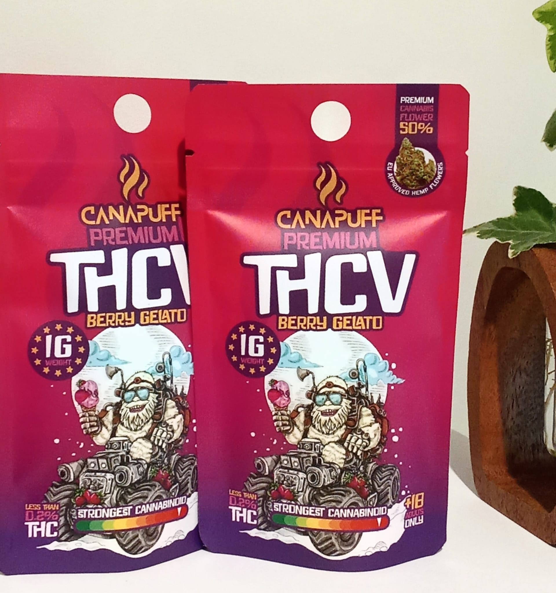 Flores THCv Berry Gelato 50% - 1g